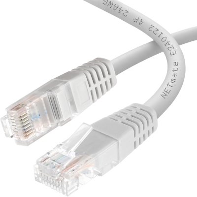 강원전자 넷메이트 CAT.6 UTP 랜 케이블 1.5m, 그레이 NMC-U615G