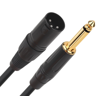 강원전자 넷메이트 XLR 캐논(M)-TS(5.5 Mono) 마이크 케이블 2m NMC-XLR502MB