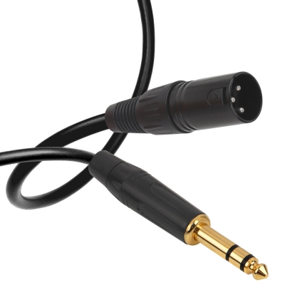강원전자 넷메이트 XLR 캐논(M)-TRS(5.5 Stereo) 마이크 케이블 5m NMC-XLR505MSB
