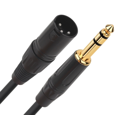 강원전자 넷메이트 XLR 캐논(M)-TRS(5.5 Stereo) 마이크 케이블 20m NMC-XLR520MSB