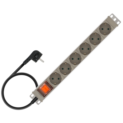 강원전자 넷메이트 알루미늄 SAFE 멀티탭 6구 접지 1.5m NMP-AM0615