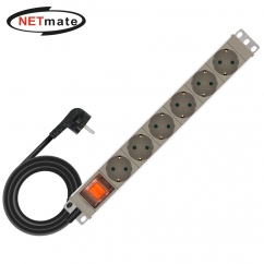 강원전자 넷메이트 알루미늄 SAFE 멀티탭 6구 접지 5m NMP-AM0650