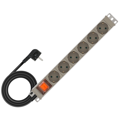 강원전자 넷메이트 알루미늄 SAFE 멀티탭 6구 접지 5m NMP-AM0650