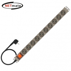강원전자 넷메이트 알루미늄 SAFE 멀티탭 10구 접지 1.5m NMP-AM1015
