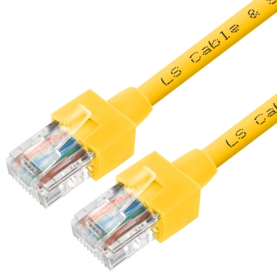 LS전선 CAT.5E UTP 랜 케이블 15m (옐로우) NMX-LS5150Y