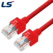 LS전선 CAT.5E UTP 랜 케이블 50m (레드) NMX-LS5500R