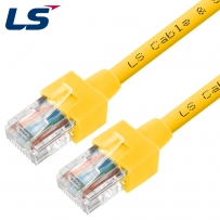 LS전선 CAT.5E UTP 랜 케이블 7m (옐로우) NMX-LS570Y