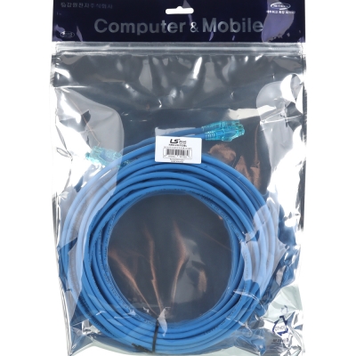 LS전선 CAT.6 UTP 랜 케이블 10m, 블루 NMX-LS6100BL