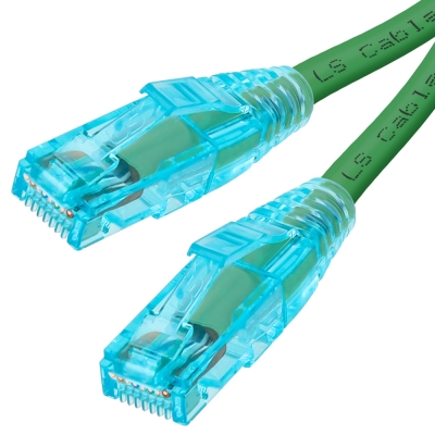 LS전선 CAT.6 UTP 랜 케이블 1m, 그린 NMX-LS610GN