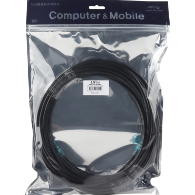 LS전선 CAT.6 UTP 옥외용 랜 케이블 15m (블랙) NMX-LS6150XBKZ