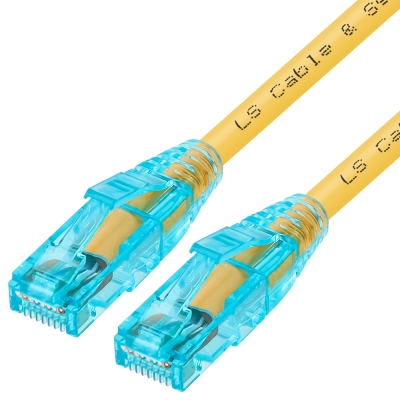 LS전선 CAT.6 UTP 랜 케이블 2m, 옐로우 NMX-LS620Y