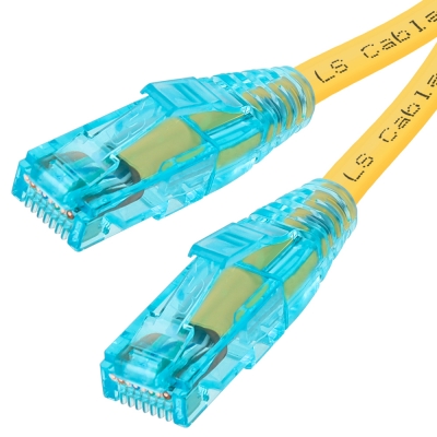 LS전선 CAT.6 UTP 랜 케이블 50m, 옐로우 NMX-LS6500Y