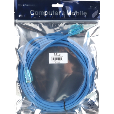 LS전선 CAT.6 UTP 랜 케이블 5m, 블루 NMX-LS650BL