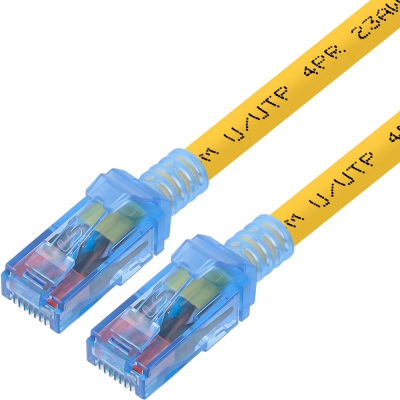 LS전선 CAT.6A UTP Supreme 랜 케이블 0.5m (옐로우) NMX-LS6ASP05Y