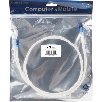 LS전선 CAT.6A UTP Supreme 랜 케이블 1m (화이트) NMX-LS6ASP10WH