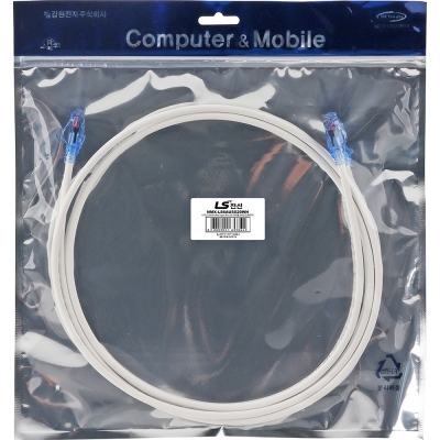 LS전선 CAT.6A Ultra Super Slim USS 케이블 2m (화이트) NMX-LS6AUSS20WH