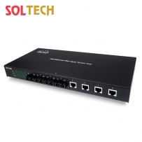 솔텍 4포트 스위칭 허브, SC 멀티모드 4포트(2km) SFC400-SCM4