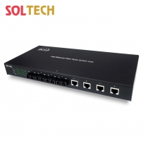 솔텍 4포트 스위칭 허브, SC 싱글모드 4포트(20km) SFC400-SCS4